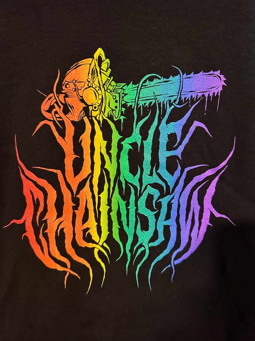 YOUTH Black Rainbow Logo T-Shirt
